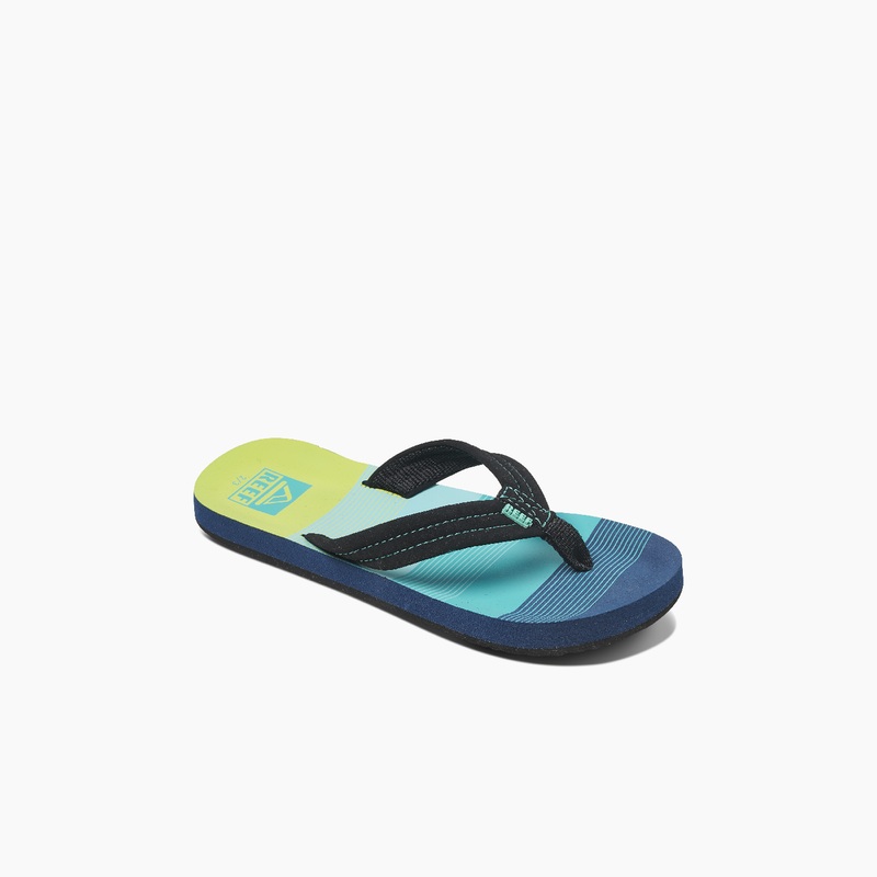 Kids' Reef Ahi Boys Light Turquoise / Green | IYvWSAM2R67