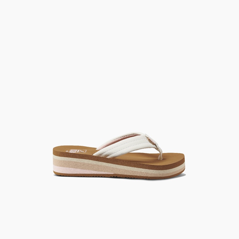 Kids' Reef Ahi Wedge Girls Brown | ZkwpAYvj0Df