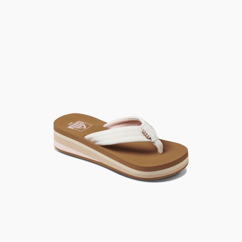 Kids\' Reef Ahi Wedge Girls Brown | ZkwpAYvj0Df