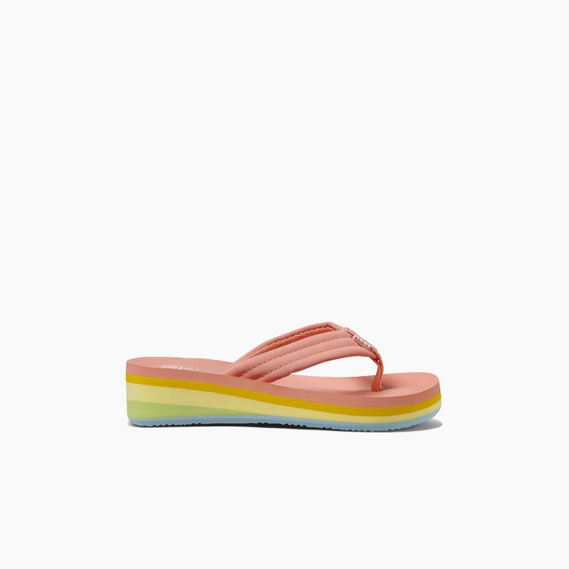 Kids' Reef Ahi Wedge Girls Multicolor | arJlxlByAgk