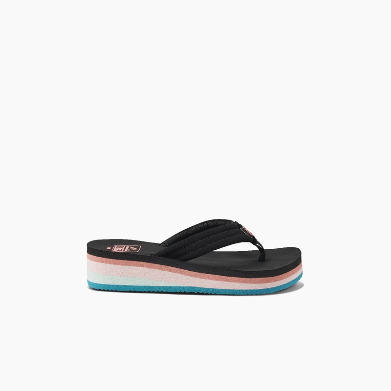 Kids' Reef Ahi Wedge Girls Multicolor | dDl80mi5bC3