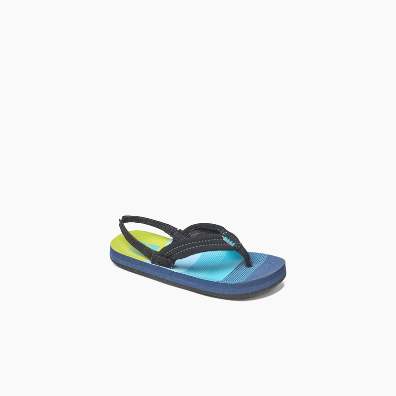 Kids' Reef Little Ahi Boys Light Turquoise / Green | qYok8DbPxBj