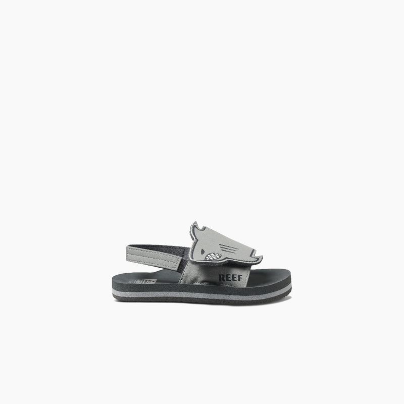 Kids' Reef Little Ahi Chompers Boys Dark Grey | EL4cXORDNGv