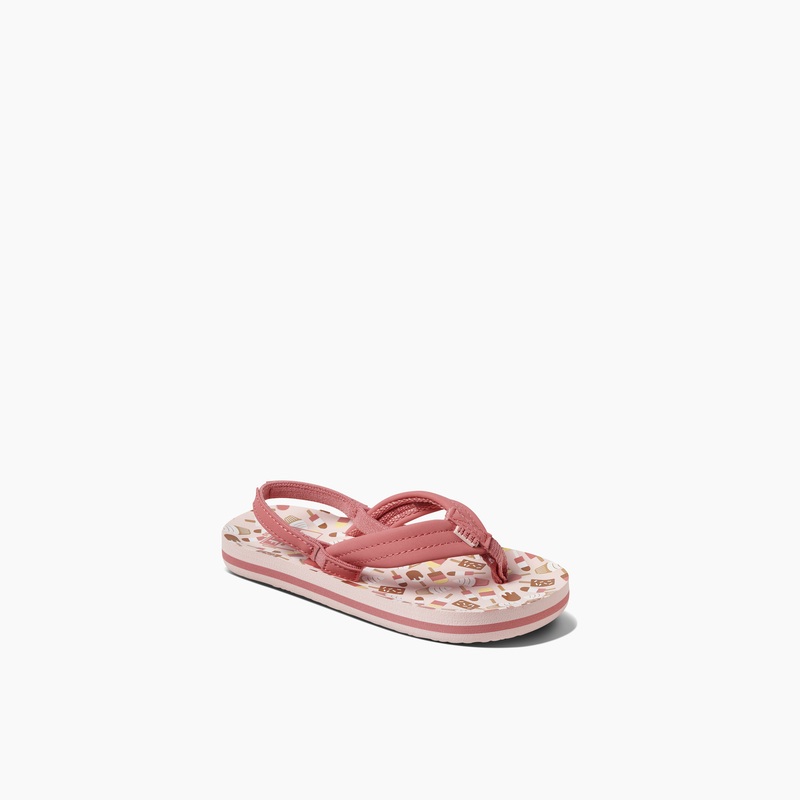 Kids' Reef Little Ahi Girls Cream | 7WN06buuaLb