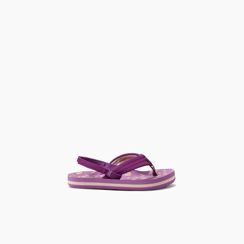 Kids' Reef Little Ahi Girls Purple Multicolor | SmxmPmWyyeE