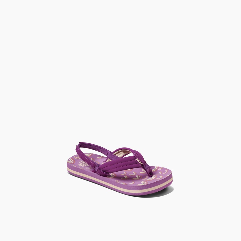 Kids' Reef Little Ahi Girls Purple Multicolor | SmxmPmWyyeE