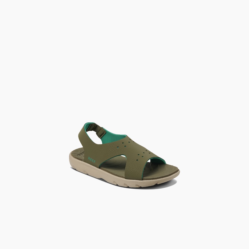 Kids' Reef Little Reef Beachy Boys Olive / Brown | aIIq5fsH7p6