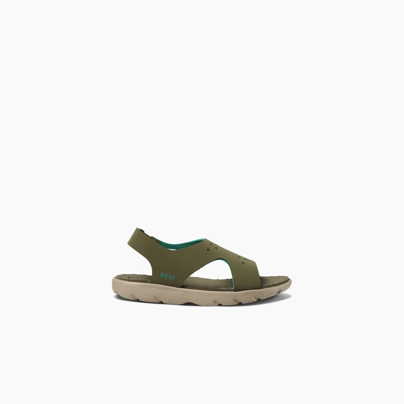 Kids' Reef Little Reef Beachy Boys Olive / Brown | aIIq5fsH7p6