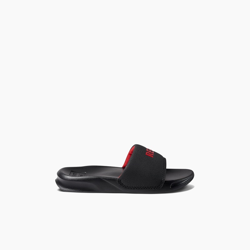 Kids' Reef One Slide Boys Black / Red | Vd1PGuTSR5i