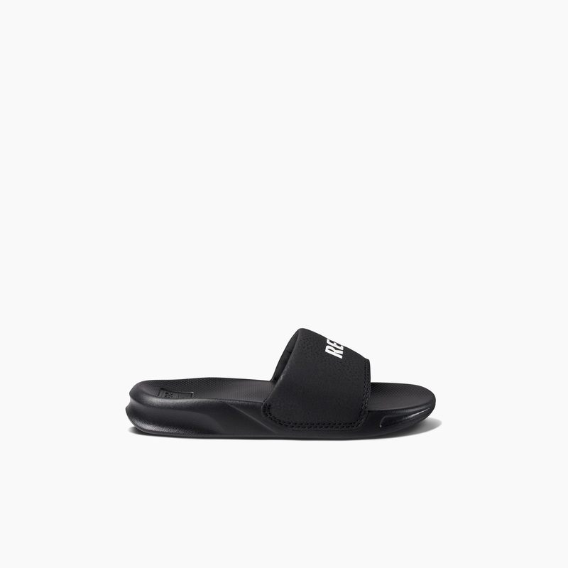 Kids' Reef One Slide Boys Black / White | ugZv0KVAYjS