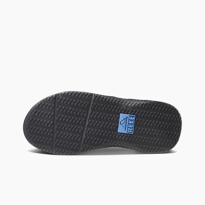 Men's Reef Anchor Flip Flops Grey / Blue | gaKOerZNvJs