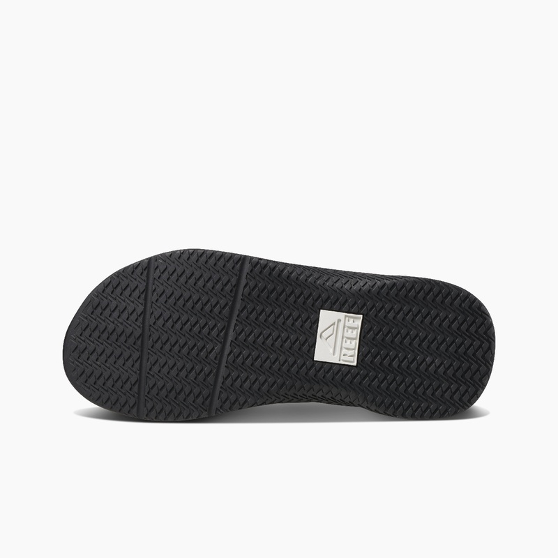 Men's Reef Anchor Flip Flops Grey / White | jjOZ7LLtgKB