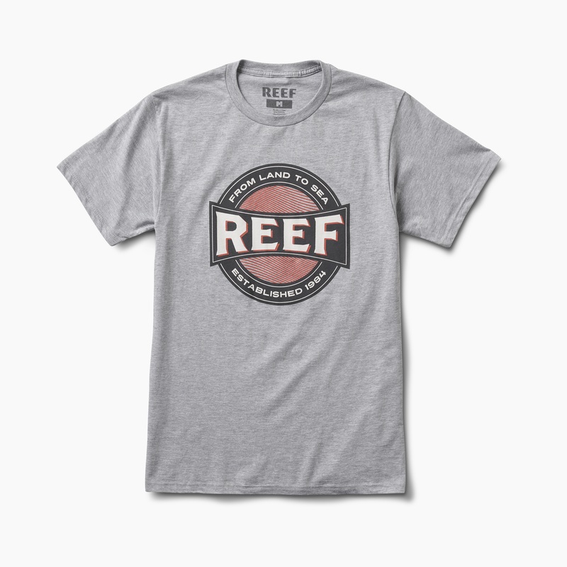 Men\'s Reef Bliss X Mlb T Shirts Grey | hjfZy3YpH4Z