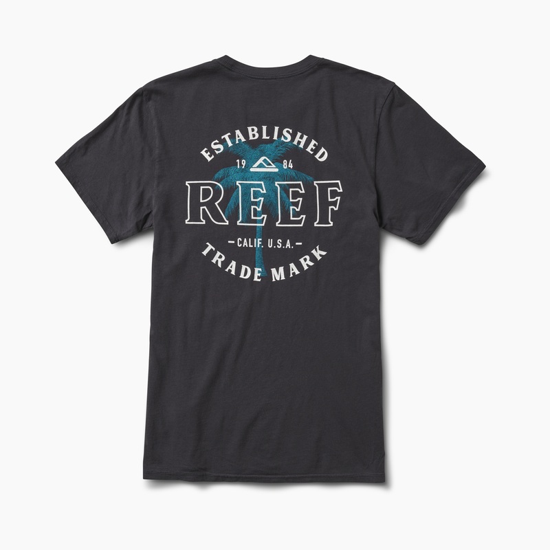 Men's Reef Cushion Break T Shirts Black | jJV0lDq7C2z