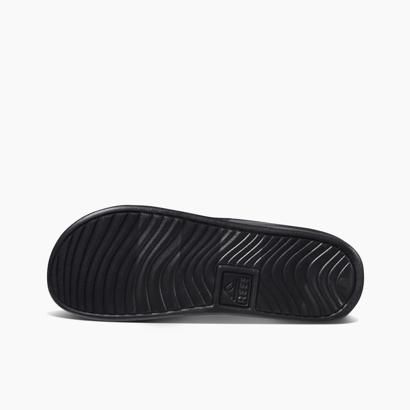 Men's Reef Cushion Breeze Slippers Black | xCRrXx146FG