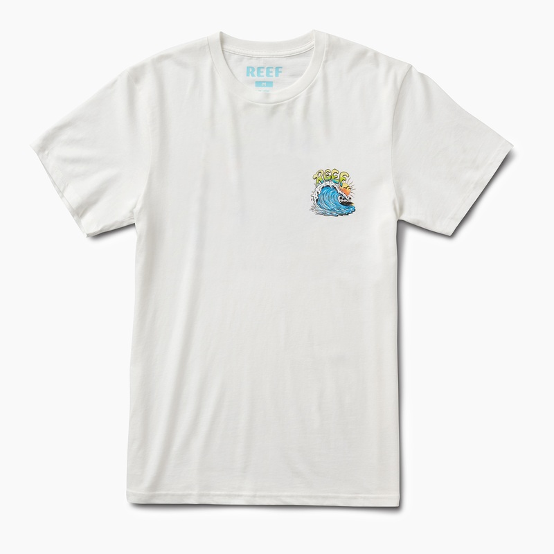 Men's Reef Cushion Breeze T Shirts White | MQlI8hY4OOE