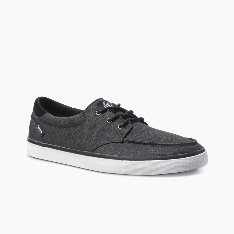 Men's Reef Cushion Celine Sneakers Black / White | q4F4CdLMaMU