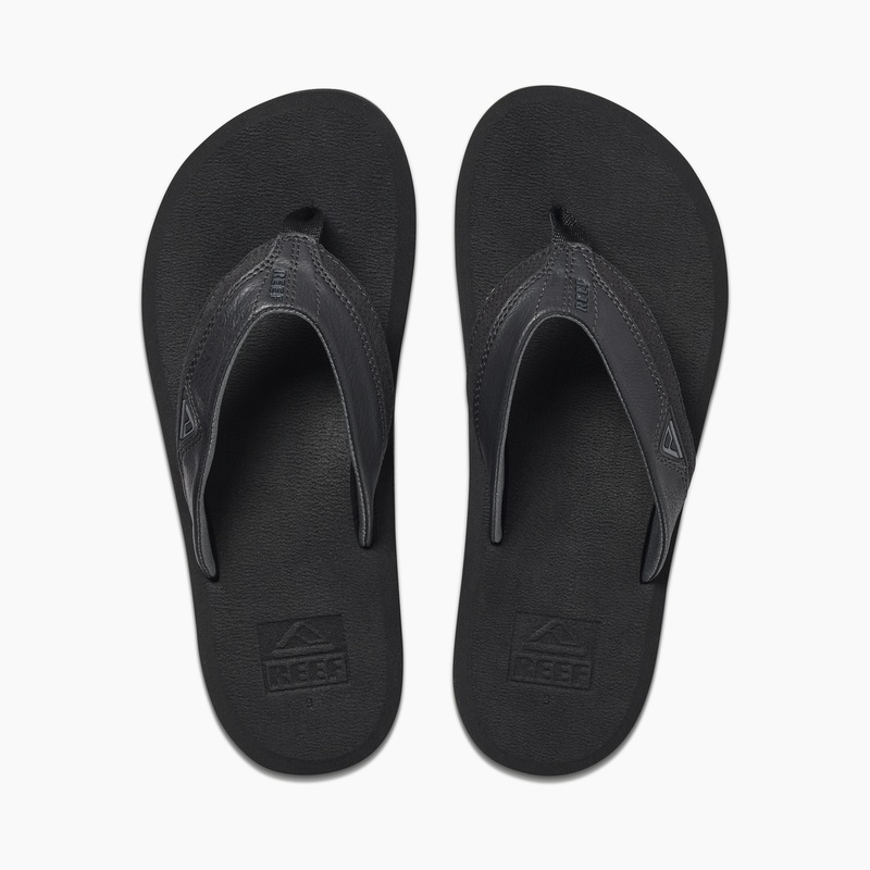 Men's Reef Cushion Dawn Flip Flops Black | 7H7nGGt0N1z