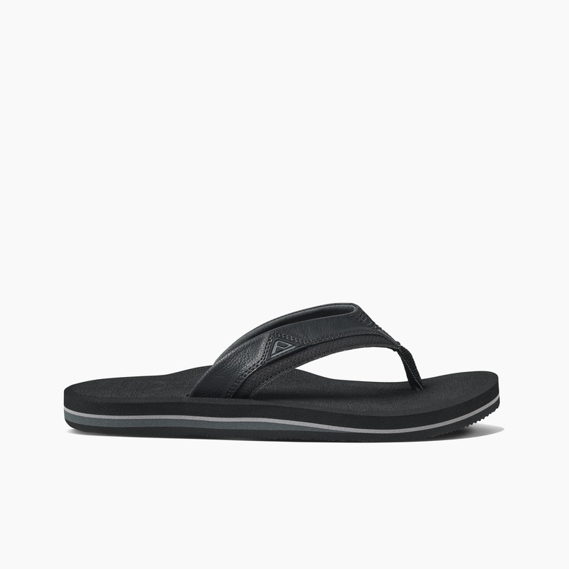 Men's Reef Cushion Dawn Flip Flops Black | 7H7nGGt0N1z