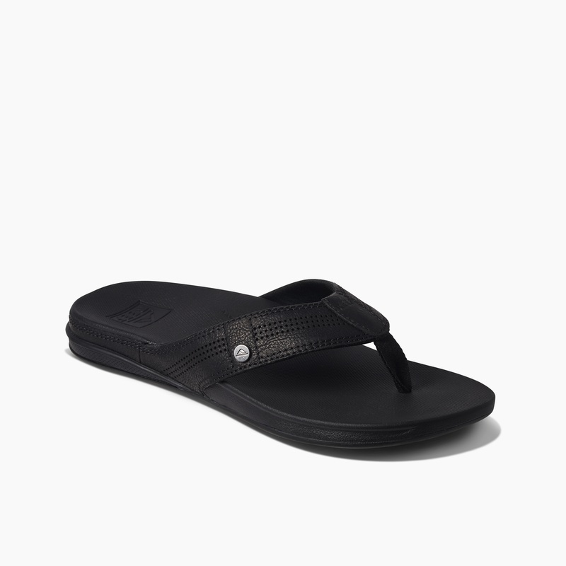 Men's Reef Cushion Lux Flip Flops Black | Z7CrHrWK5wG