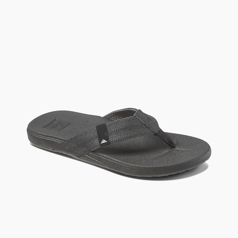 Men's Reef Cushion Phantom Flip Flops Black | caEqLIlQU8Q