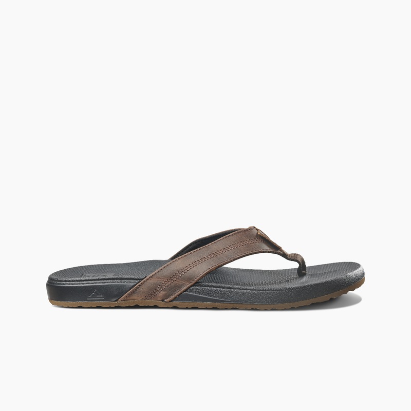 Men's Reef Cushion Phantom Le Flip Flops Black / Brown | rDmcmETifV4