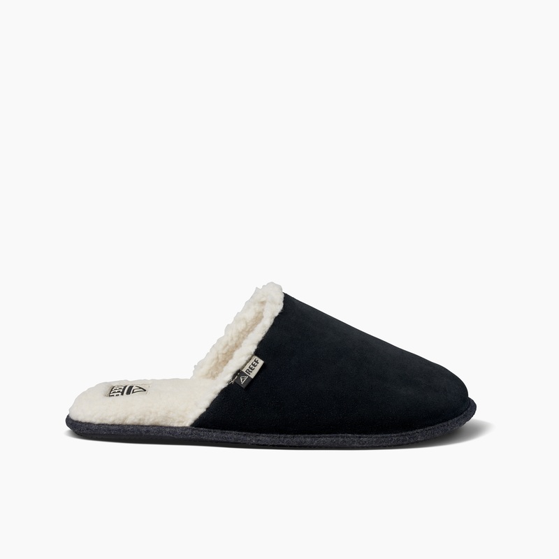 Men's Reef Cushion Sands Slippers Black | QyAYn4syDbM