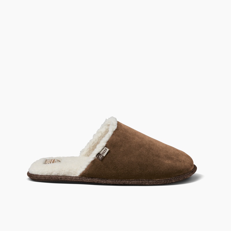 Men's Reef Cushion Sands Slippers Brown | FsuUR8mAikH