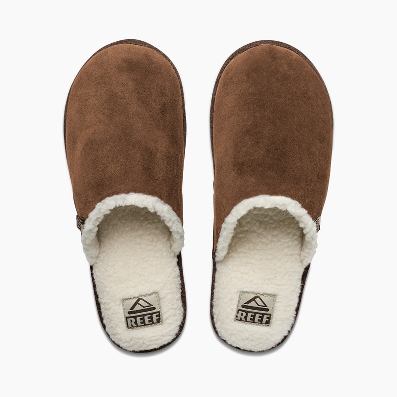 Men's Reef Cushion Sands Slippers Brown | FsuUR8mAikH