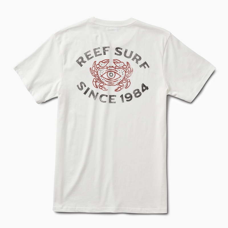 Men's Reef Cushion Sands X Life Is Good T Shirts White | 14GnZkhhOdW