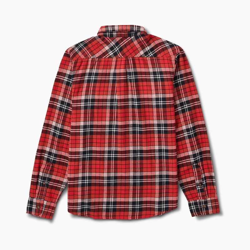 Men's Reef Cushion Slim Shirts Red | dnGSLM0jzqj