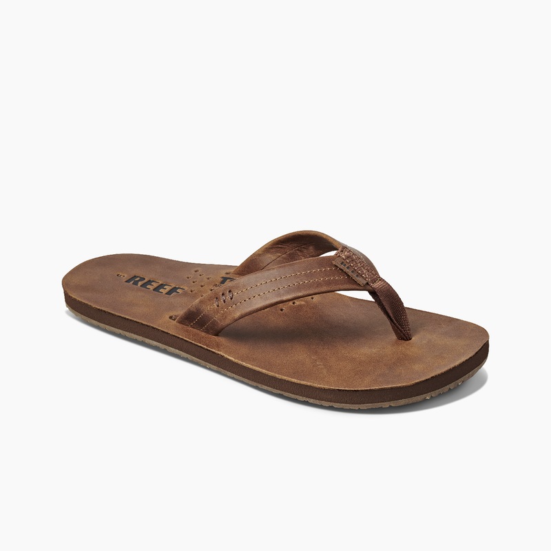 Men's Reef Draftsmen Flip Flops Brown | 6Yv0hZxV660