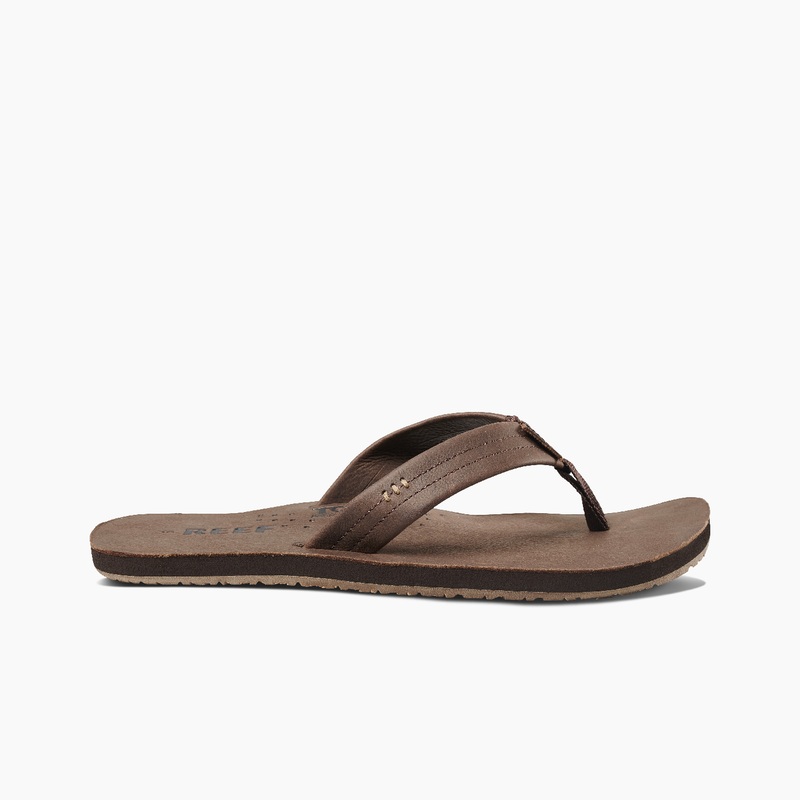 Men's Reef Draftsmen Flip Flops Chocolate | eg1PxVihEGr