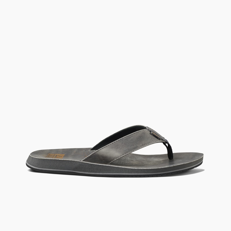 Men's Reef Drift Classic Flip Flops Grey | ViSRoC12Tmr