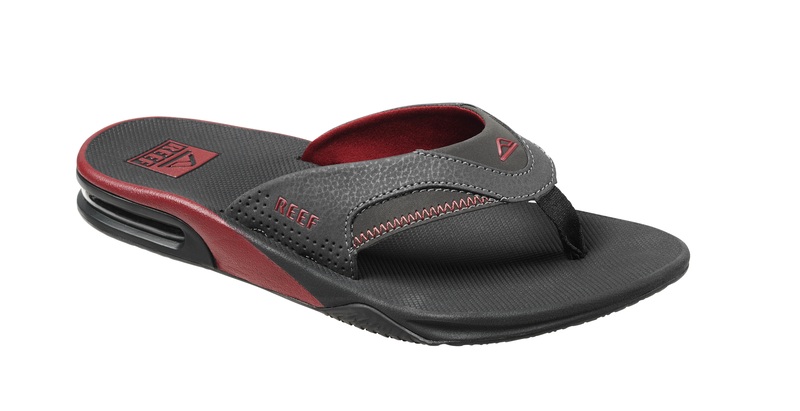 Men's Reef Fanning Flip Flops Red | pXrvI5AC4OJ