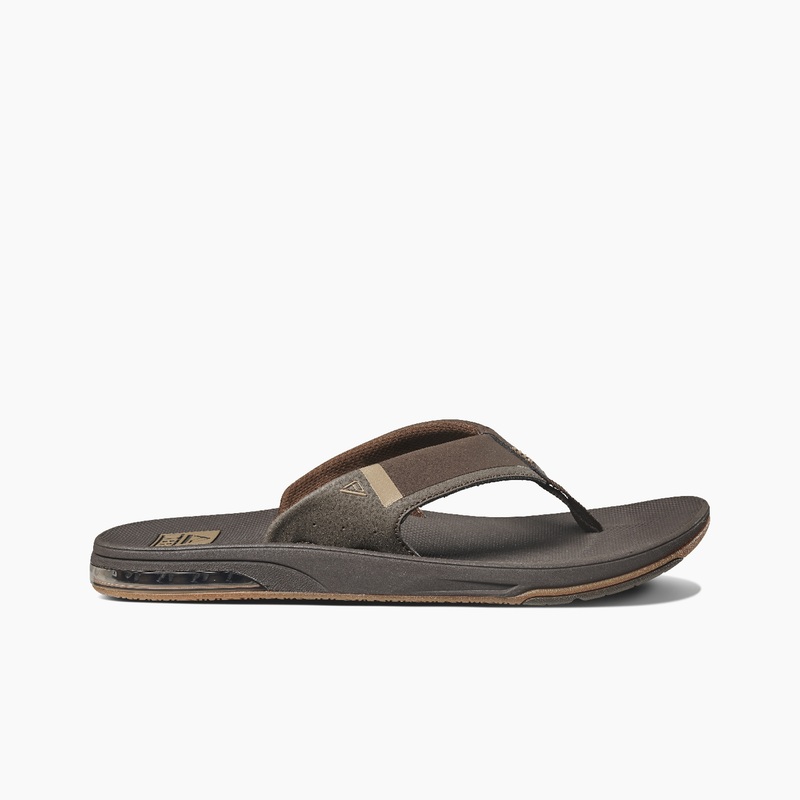 Men's Reef Fanning Low Flip Flops Brown | qjEh3MtGira