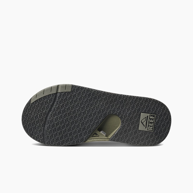 Men's Reef Fanning Low Flip Flops Olive | Tq20bjnMz9f