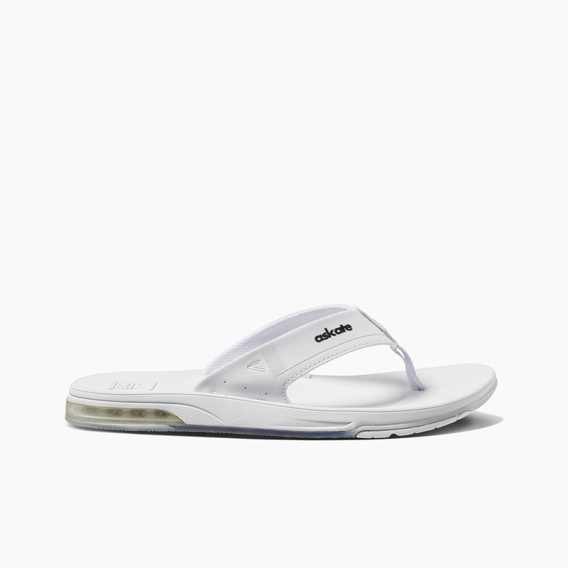 Men's Reef Fanning Low Flip Flops White | vFQsNV3bfff