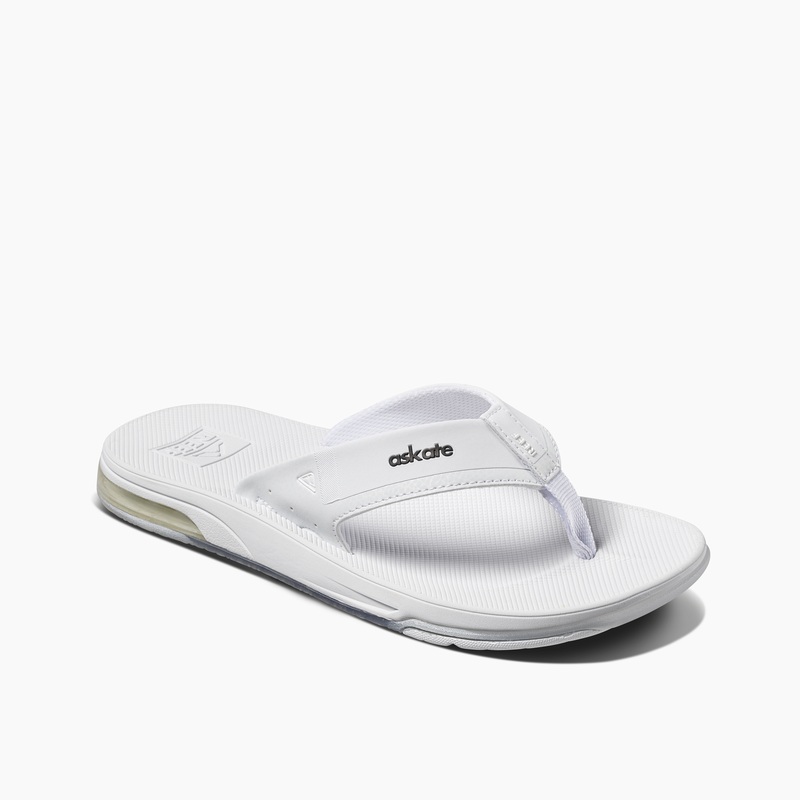 Men's Reef Fanning Low Flip Flops White | vFQsNV3bfff