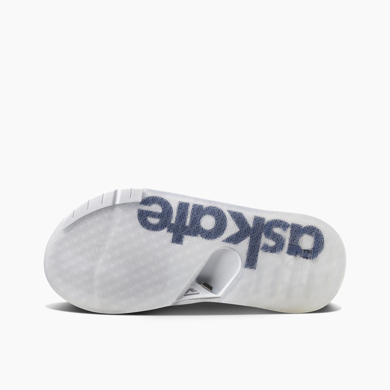 Men's Reef Fanning Low Flip Flops White | vFQsNV3bfff