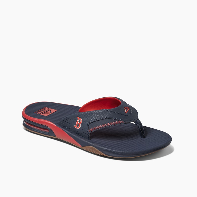 Men\'s Reef Fanning X Mlb Flip Flops Red | Om7hVEbnkAK