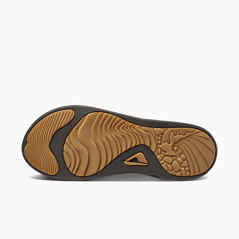 Men's Reef J-bay Iii Flip Flops Brown | DqBjSAMymuG