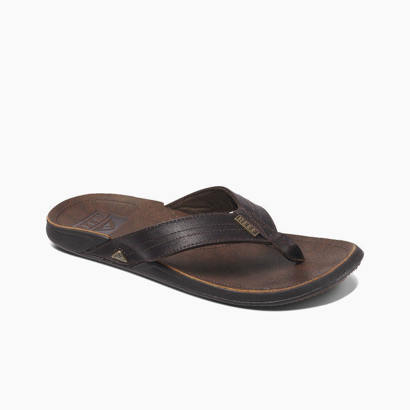 Men's Reef J-bay Iii Flip Flops Dark Brown / Dark Brown | cypYejV39MQ