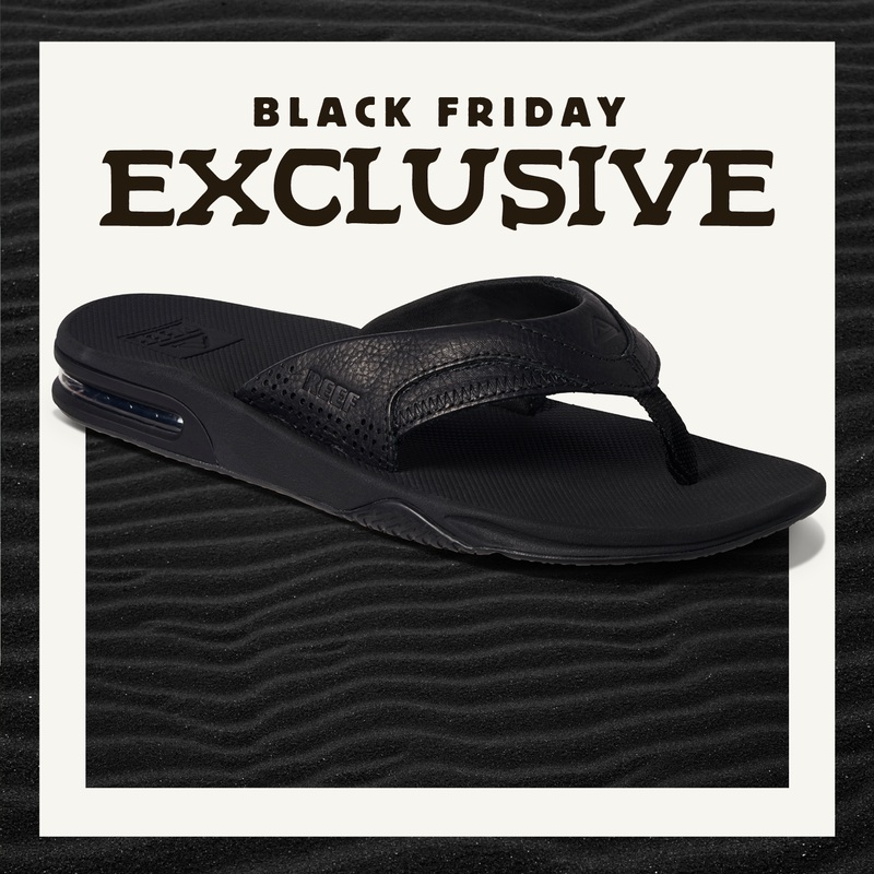 Men's Reef Leather Fanning Flip Flops Black | JrupC1ilHma