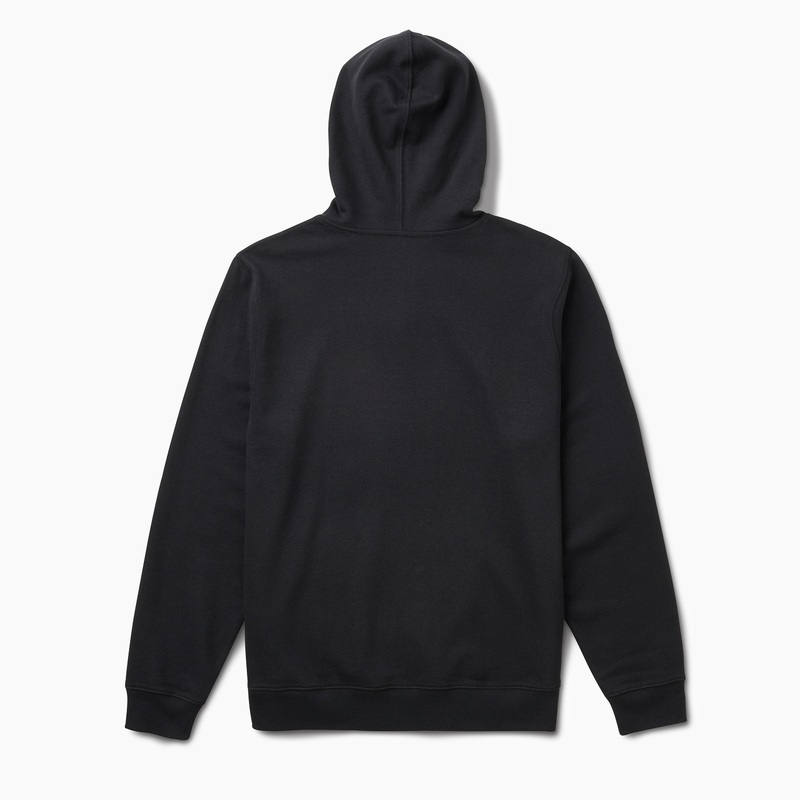 Men's Reef Legacy Sweatshirt Hoodie Black | y2vGKTdcCNz