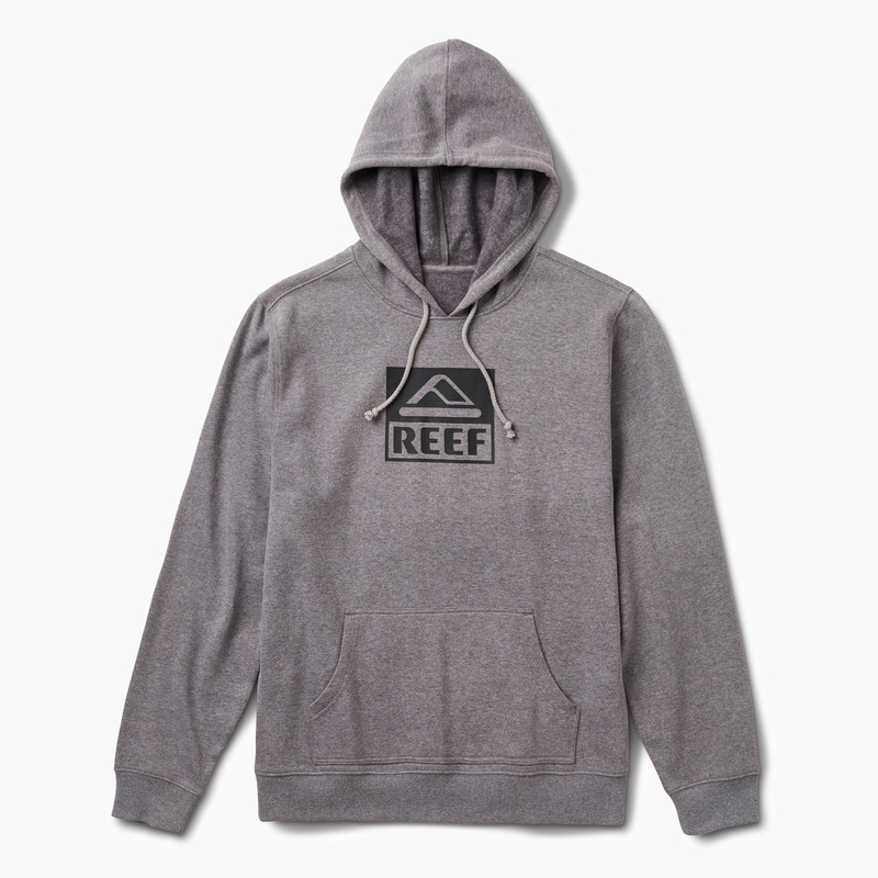 Men\'s Reef Legacy Sweatshirt Hoodie Grey | Rl7UuxVB44K