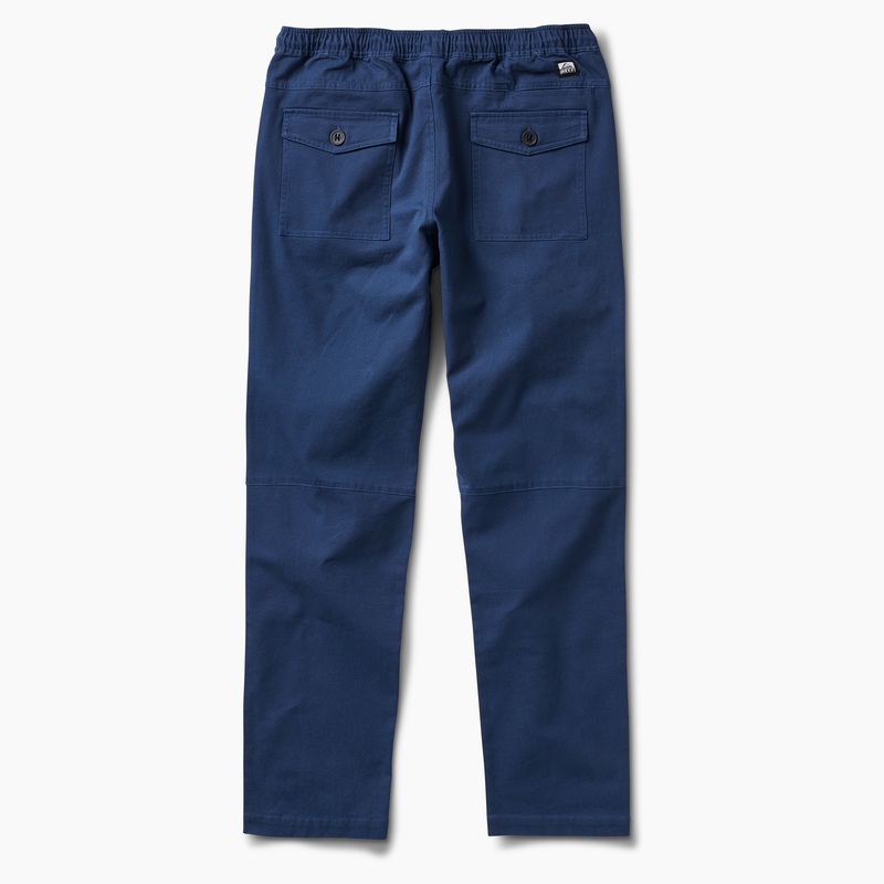 Men's Reef Matthew Twill Pants Blue | 3m4aY1zKw2T