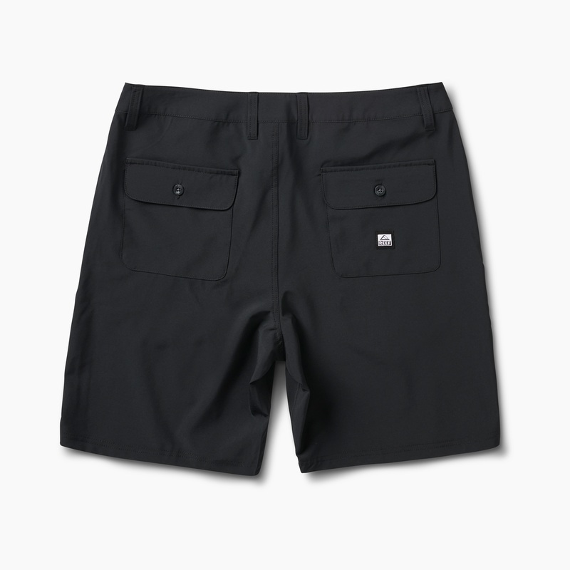 Men's Reef Medford Boardshort Shorts Black | QgUQzE1XSOV