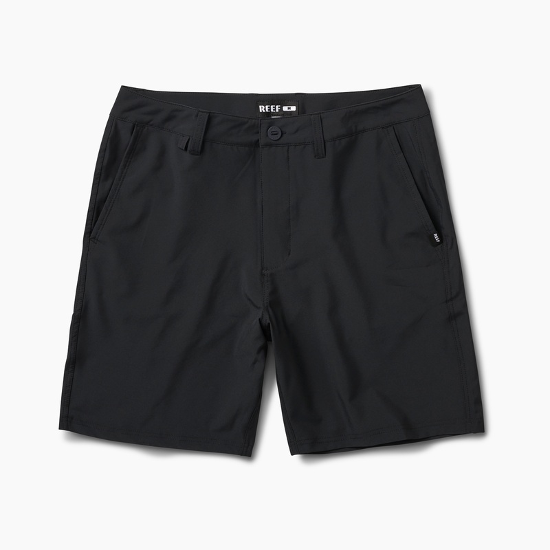 Men\'s Reef Medford Boardshort Shorts Black | QgUQzE1XSOV