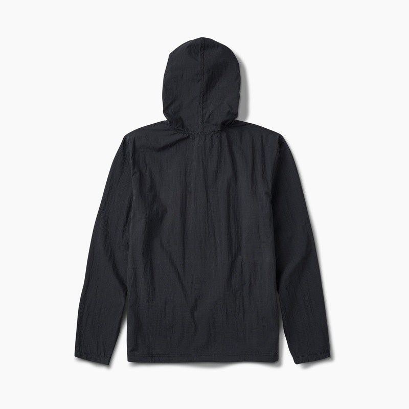 Men's Reef Nelson Zip Hoodie Black | hGoB7p69CEL